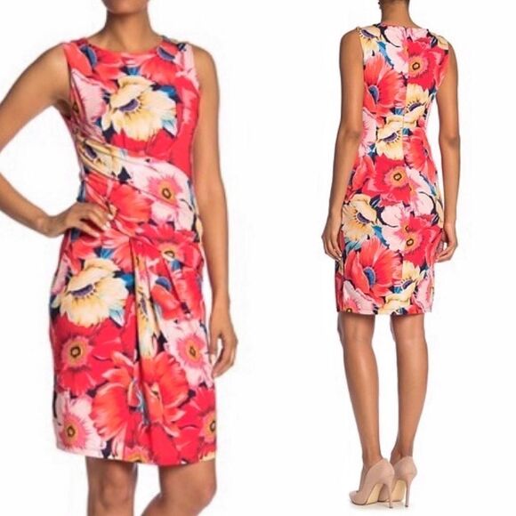 Tahari Dresses & Skirts - TAHARI Floral Print Sleeveless Dress!